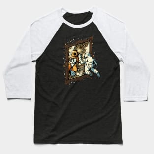 Scuba Diver Astronaut Van Gogh Painting by Tobe Fonseca Baseball T-Shirt